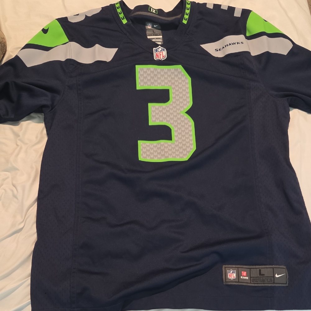 2013 Russel Wilson Seahawks Jersey (L)